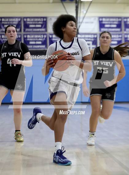 Thumbnail 2 in Mountain View vs Queen Creek (Inferno Invitational) photogallery.
