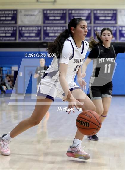 Thumbnail 3 in Mountain View vs Queen Creek (Inferno Invitational) photogallery.