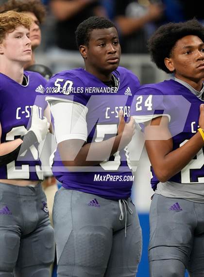 Thumbnail 3 in College Station vs. Corpus Christi Veterans Memorial (UIL 5A Division I Semifinal) photogallery.