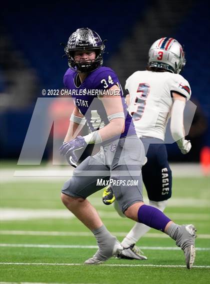 Thumbnail 3 in College Station vs. Corpus Christi Veterans Memorial (UIL 5A Division I Semifinal) photogallery.