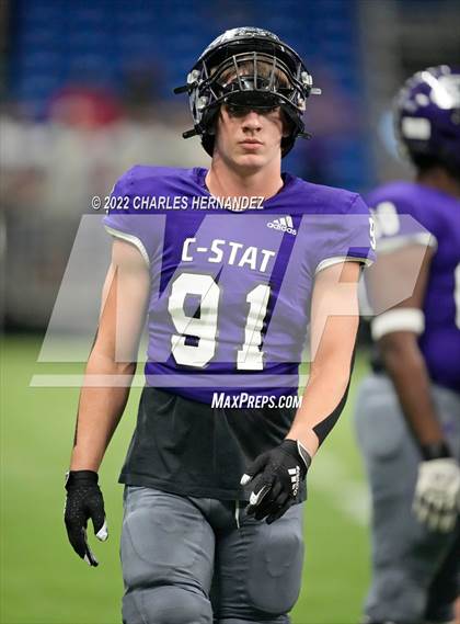 Thumbnail 3 in College Station vs. Corpus Christi Veterans Memorial (UIL 5A Division I Semifinal) photogallery.