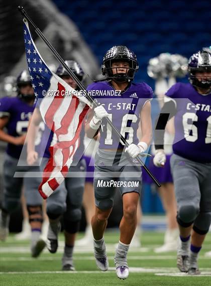 Thumbnail 3 in College Station vs. Corpus Christi Veterans Memorial (UIL 5A Division I Semifinal) photogallery.
