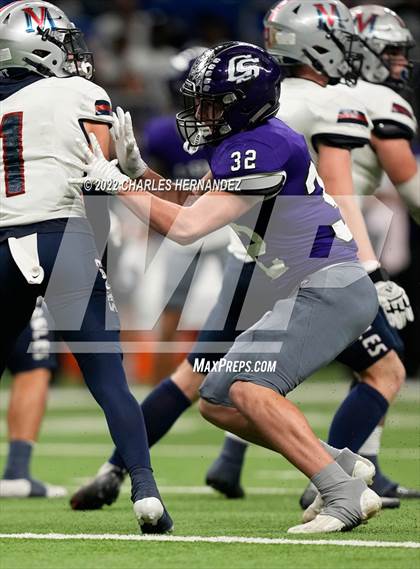 Thumbnail 3 in College Station vs. Corpus Christi Veterans Memorial (UIL 5A Division I Semifinal) photogallery.