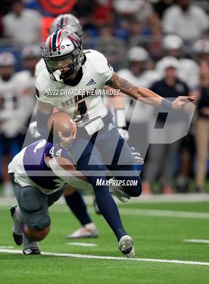 Thumbnail 3 in College Station vs. Corpus Christi Veterans Memorial (UIL 5A Division I Semifinal) photogallery.