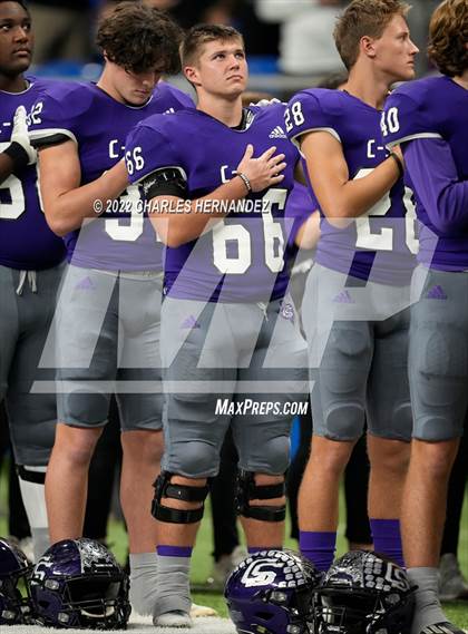 Thumbnail 3 in College Station vs. Corpus Christi Veterans Memorial (UIL 5A Division I Semifinal) photogallery.
