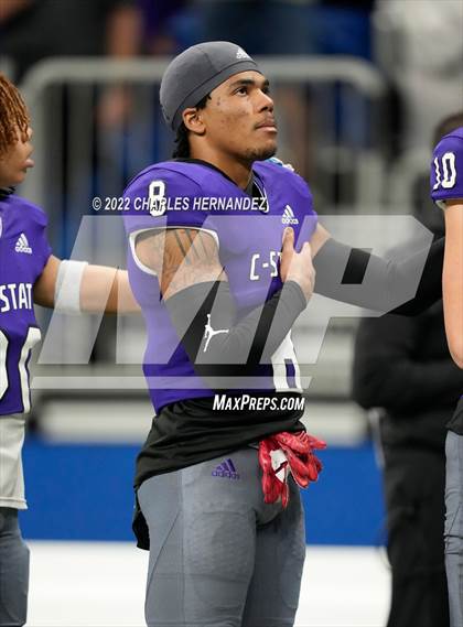Thumbnail 1 in College Station vs. Corpus Christi Veterans Memorial (UIL 5A Division I Semifinal) photogallery.