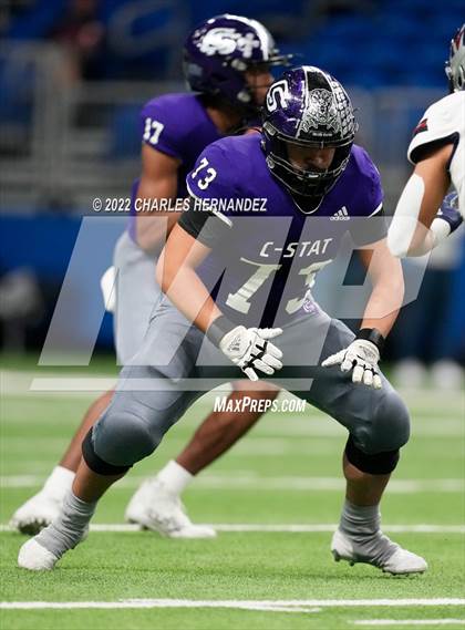 Thumbnail 3 in College Station vs. Corpus Christi Veterans Memorial (UIL 5A Division I Semifinal) photogallery.
