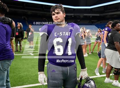 Thumbnail 3 in College Station vs. Corpus Christi Veterans Memorial (UIL 5A Division I Semifinal) photogallery.