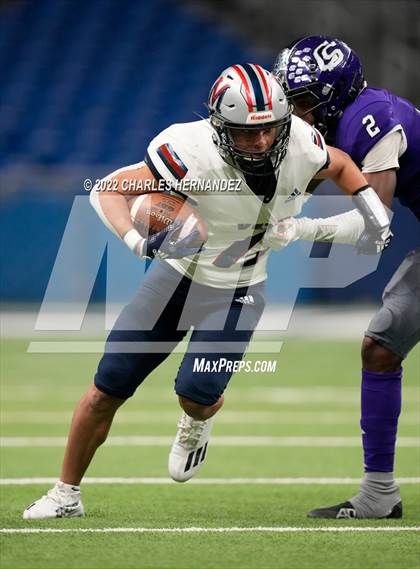 Thumbnail 3 in College Station vs. Corpus Christi Veterans Memorial (UIL 5A Division I Semifinal) photogallery.