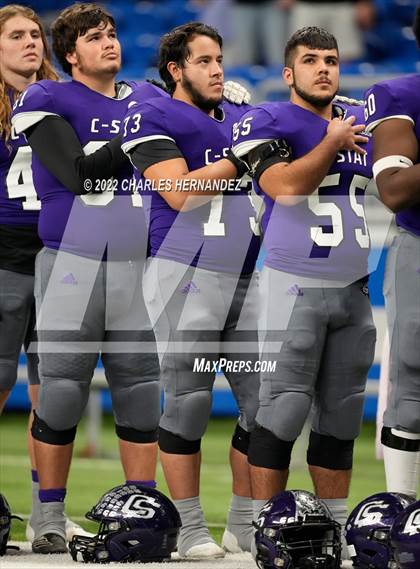 Thumbnail 3 in College Station vs. Corpus Christi Veterans Memorial (UIL 5A Division I Semifinal) photogallery.
