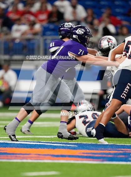 Thumbnail 2 in College Station vs. Corpus Christi Veterans Memorial (UIL 5A Division I Semifinal) photogallery.