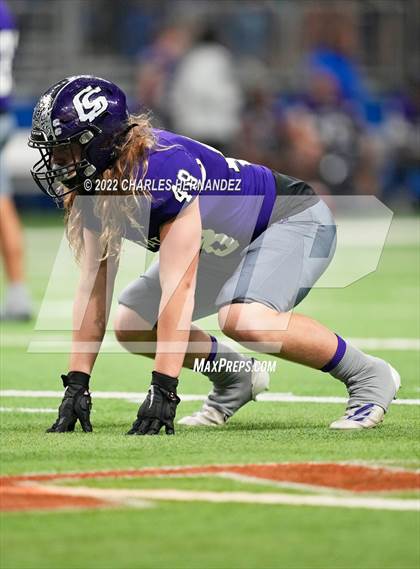 Thumbnail 2 in College Station vs. Corpus Christi Veterans Memorial (UIL 5A Division I Semifinal) photogallery.