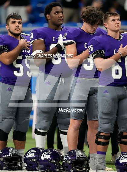 Thumbnail 1 in College Station vs. Corpus Christi Veterans Memorial (UIL 5A Division I Semifinal) photogallery.