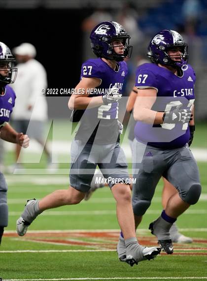 Thumbnail 2 in College Station vs. Corpus Christi Veterans Memorial (UIL 5A Division I Semifinal) photogallery.