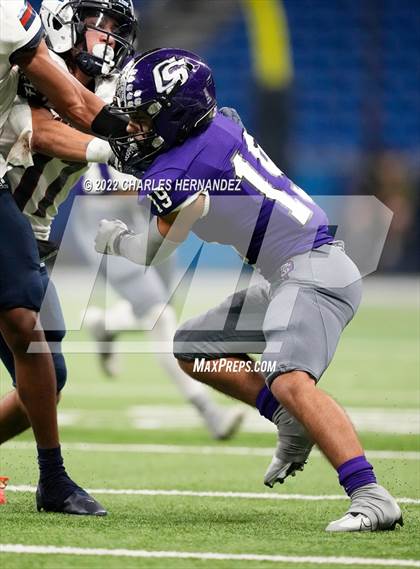 Thumbnail 2 in College Station vs. Corpus Christi Veterans Memorial (UIL 5A Division I Semifinal) photogallery.