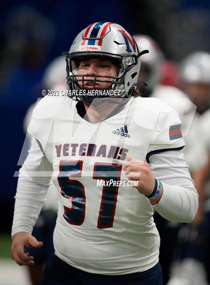 Thumbnail 3 in College Station vs. Corpus Christi Veterans Memorial (UIL 5A Division I Semifinal) photogallery.