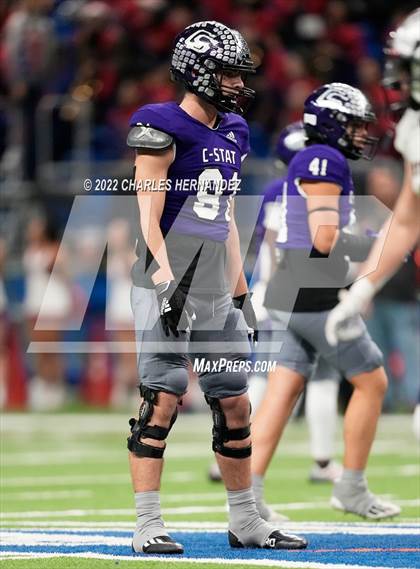 Thumbnail 3 in College Station vs. Corpus Christi Veterans Memorial (UIL 5A Division I Semifinal) photogallery.