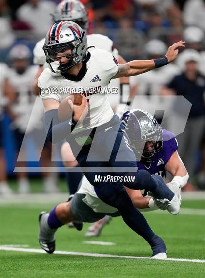 Thumbnail 1 in College Station vs. Corpus Christi Veterans Memorial (UIL 5A Division I Semifinal) photogallery.