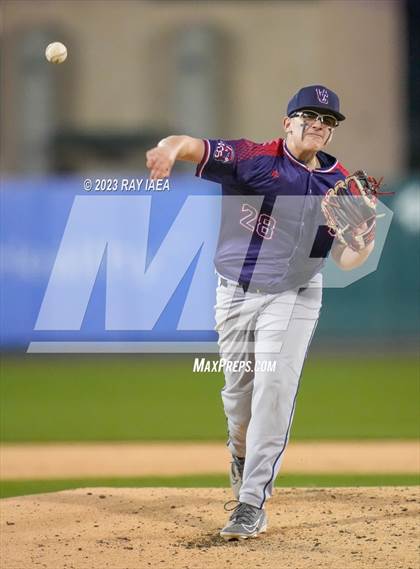 Thumbnail 1 in Rio Vista vs. Vacaville Christian photogallery.