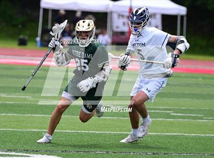 Thumbnail 3 in Notre Dame, WH vs. Wilton (CIAC Class M Final) photogallery.