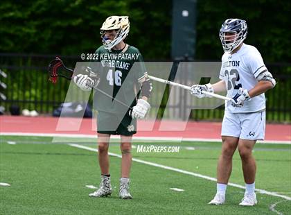 Thumbnail 3 in Notre Dame, WH vs. Wilton (CIAC Class M Final) photogallery.