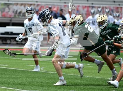 Thumbnail 3 in Notre Dame, WH vs. Wilton (CIAC Class M Final) photogallery.