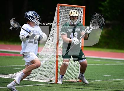 Thumbnail 2 in Notre Dame, WH vs. Wilton (CIAC Class M Final) photogallery.