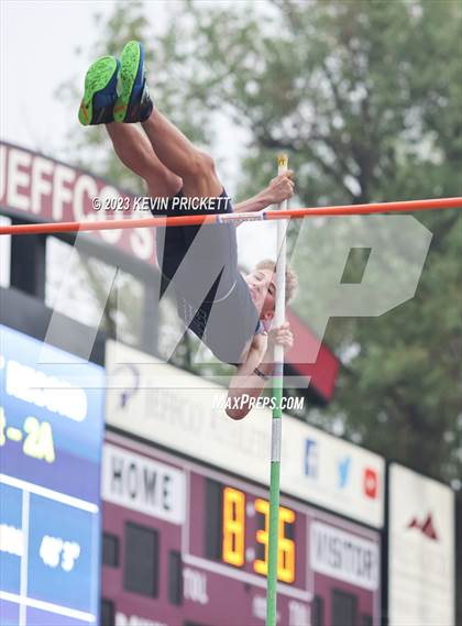 Thumbnail 1 in CHSAA Track and Field 3A Championships (Boys Pole Vault)  photogallery.