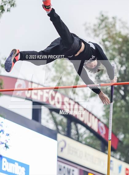 Thumbnail 2 in CHSAA Track and Field 3A Championships (Boys Pole Vault)  photogallery.