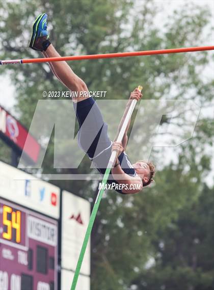Thumbnail 3 in CHSAA Track and Field 3A Championships (Boys Pole Vault)  photogallery.