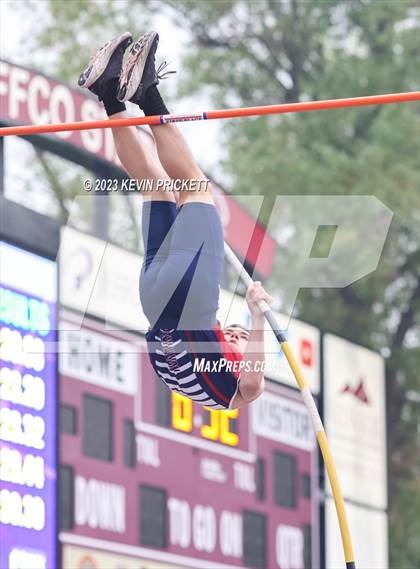 Thumbnail 2 in CHSAA Track and Field 3A Championships (Boys Pole Vault)  photogallery.
