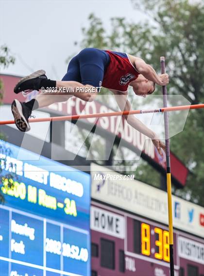 Thumbnail 2 in CHSAA Track and Field 3A Championships (Boys Pole Vault)  photogallery.