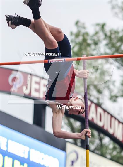 Thumbnail 2 in CHSAA Track and Field 3A Championships (Boys Pole Vault)  photogallery.