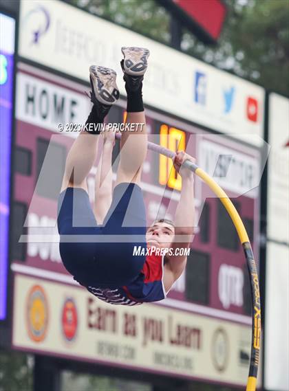 Thumbnail 1 in CHSAA Track and Field 3A Championships (Boys Pole Vault)  photogallery.