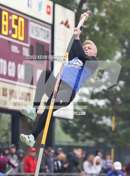 Thumbnail 1 in CHSAA Track and Field 3A Championships (Boys Pole Vault)  photogallery.