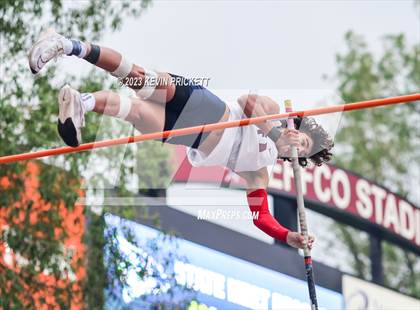 Thumbnail 1 in CHSAA Track and Field 3A Championships (Boys Pole Vault)  photogallery.