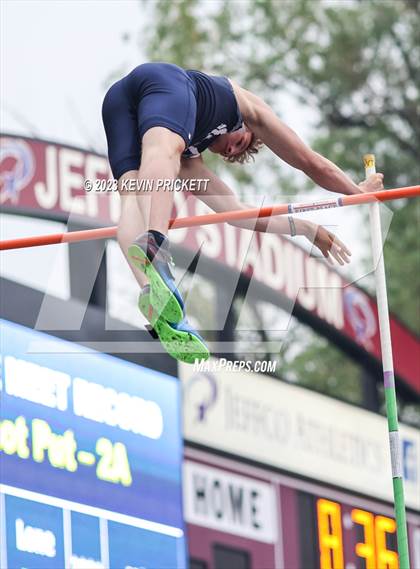 Thumbnail 3 in CHSAA Track and Field 3A Championships (Boys Pole Vault)  photogallery.