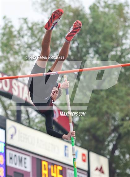 Thumbnail 3 in CHSAA Track and Field 3A Championships (Boys Pole Vault)  photogallery.