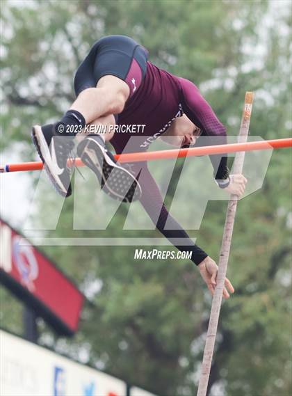 Thumbnail 1 in CHSAA Track and Field 3A Championships (Boys Pole Vault)  photogallery.