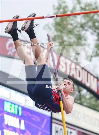 Thumbnail 3 in CHSAA Track and Field 3A Championships (Boys Pole Vault)  photogallery.