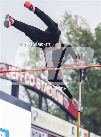 Thumbnail 1 in CHSAA Track and Field 3A Championships (Boys Pole Vault)  photogallery.