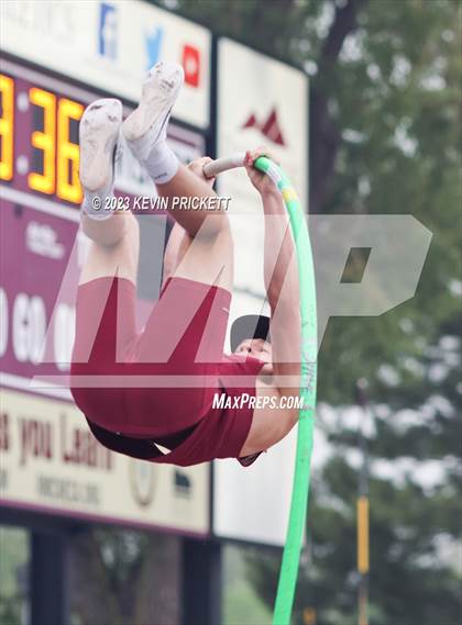 Thumbnail 1 in CHSAA Track and Field 3A Championships (Boys Pole Vault)  photogallery.