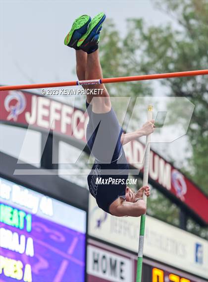 Thumbnail 2 in CHSAA Track and Field 3A Championships (Boys Pole Vault)  photogallery.