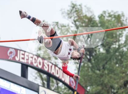 Thumbnail 1 in CHSAA Track and Field 3A Championships (Boys Pole Vault)  photogallery.