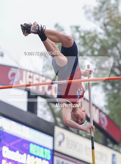 Thumbnail 1 in CHSAA Track and Field 3A Championships (Boys Pole Vault)  photogallery.