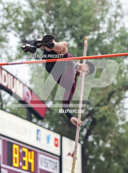 Thumbnail 3 in CHSAA Track and Field 3A Championships (Boys Pole Vault)  photogallery.