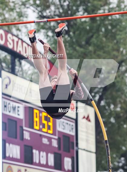 Thumbnail 1 in CHSAA Track and Field 3A Championships (Boys Pole Vault)  photogallery.