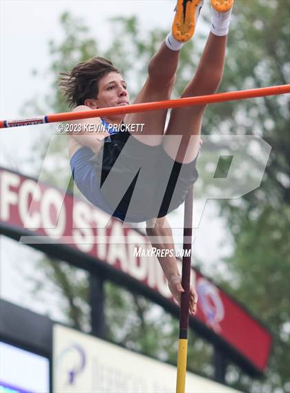 Thumbnail 1 in CHSAA Track and Field 3A Championships (Boys Pole Vault)  photogallery.