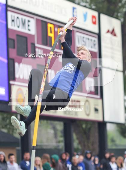 Thumbnail 2 in CHSAA Track and Field 3A Championships (Boys Pole Vault)  photogallery.