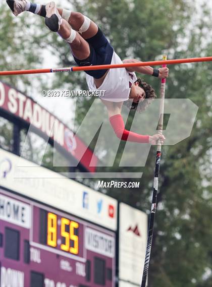 Thumbnail 1 in CHSAA Track and Field 3A Championships (Boys Pole Vault)  photogallery.